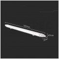 Oprawa liniowa, sufitowa hermetyczna 120cm LED 36W 3900lm 4000K IP65 biała barwa NW biała neutralna Seria-L V-TAC VT-80120