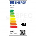 Oprawa przemysłowa LED SMD 100W 8500lm 6500K IP65 czarna barwa CW biała zimna IK05 HighBay V-TAC VT-90101 2 LAT GWARANCJI