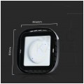 Oprawa przemysłowa LED SMD 200W 17540lm 6500K IP65 czarna barwa CW biała zimna IK05 HighBay V-TAC VT-91200 2 LAT GWARANCJI