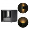 Oprawa ścienna LED 11W 1360lm NW 4000K czarna góra-dół IP65 Chip BRIDGELUX V-TAC VT-759-12-B