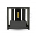 Oprawa ścienna LED 11W 1360lm NW 4000K czarna góra-dół IP65 Chip BRIDGELUX V-TAC VT-759-12-B