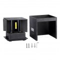 Oprawa ścienna LED 11W 1360lm NW 4000K czarna góra-dół IP65 Chip BRIDGELUX V-TAC VT-759-12-B