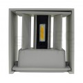 Oprawa ścienna LED 12W 1100lm WW 3000K szara góra-dół IP65 V-TAC VT-759