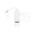 Oprawa sufitowa 60cm LED 18W 1500lm 6500K IP65 biała bez zawiesi barwa CW biała zimna MASTER LED