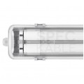 Oprawa sufitowa hermetyczna 120cm lampa 230V z tubami LED 2x36W 3600lm IP65 barwa CW biała zimna MASTER LED