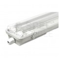 Oprawa sufitowa hermetyczna 120cm lampa 230V z tubami LED 2x36W (nano PC) 3600lm IP65 barwa zimna CW