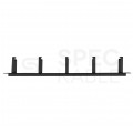 Organizator kabli RACK 19" 1U czarny Polska Szafa Rack