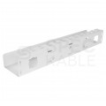 Organizator kabli sprzętowych podbiurkowy 590x110x46mm biały