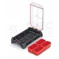 Organizer narzędziowy z wyjmowanymi pojemnikami na akcesoria 368x228x77mm MSX 25 niski Kistenberg KMX40258B