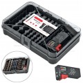 Organizer pojemnik na baterie akumulatorki 85szt. + tester baterii Kistenberg KBBT