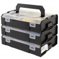 Organizer, pojemnik na narzędzia i akcesoria z rączką 155x260x60mm czarne Sortimo L-BOXX mini