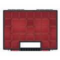 Organizer z 21 wyjmowanymi pojemnikami przegrodami na narzędzia akcesoria 399x303x50mm Kistenberg NORB 40 KNO40305B