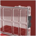 Organizer z przegrodami na narzędzia i akcesoria 450x296x79mm 5l Qbrick 100 System PRO RED ULTRA HD