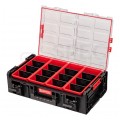 Organizer z przegrodami na narzędzia i akcesoria 582x387x172mm 2XL 19,5l + 2szt adapterów connect Adapters Qbrick System ONE