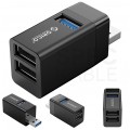 ORICO Adapter 3w1 Hub USB 3.0 A -> USB 3.0 A + 2x USB 2.0 A czarny