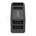 ORICO Adapter 3w1 Hub USB 3.0 A -> USB 3.0 A + 2x USB 2.0 A czarny