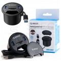 ORICO Hub biurkowy 2x USB 3.1 A z czytnikiem kart SD/TF do montażu w blacie