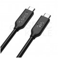 ORICO Kabel USB4 typ-C (wtyk / wtyk) 40Gbit/s 8K@60Hz Power Delivery (100W) 5A czarny 0,8m