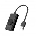 ORICO Karta dźwiękowa na 3 porty ( słuchawki/głośniki + mikrofon + słuchawki z mikrofonem) zewnętrzna USB 2.0 A