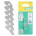 Ostrza wymienne 22mm do fazownika Zestaw 6szt WOLFCRAFT WF5893000