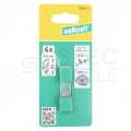 Ostrza wymienne 22mm do fazownika Zestaw 6szt WOLFCRAFT WF5893000