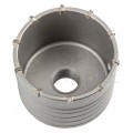Otwornica Widiowa 80x50mm SDS+ z wiertłem pilotującym do cegły, betonu, murów i ścian GRAPHITE 55H322