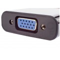 OUTLET Adapter HDMI -> SVGA (D-Sub 15-pin) Full HD (wtyk / gniazdo) czarny 20cm