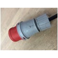 OUTLET Adapter siłowy wtyk [5p] 16A / gniazdo [2P+Z] 16A 230V IP44 na kablu OW 3x1,5mm2 0,5m