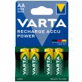 OUTLET Akumulator Ni-MH R6 AA 2100mAh 1,2V Ready to Use ( R2U ) Varta Recharge Accu Power BLISTER 4szt.
