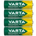 OUTLET Akumulator Ni-MH R6 AA 2100mAh 1,2V Ready to Use ( R2U ) Varta Recharge Accu Power BLISTER 4szt.