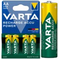 OUTLET Akumulator Ni-MH R6 AA 2100mAh 1,2V Ready to Use ( R2U ) Varta Recharge Accu Power BLISTER 4szt.