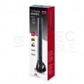 OUTLET Antena pokojowa DVB-T VHF/UHF/FM 100dBuV MCTV-930 ze wzmacniaczem, zasilaczem i filtrem LTE