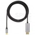 OUTLET AUDA CableTime Kabel USB 3.1 typ-C / DisplayPort 1.3 4K@60 (wtyk / wtyk) 1,8m