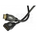 OUTLET AUDA Home Przedłużacz HDMI 1.4 Full HD 4K@24 (wtyk / gniazdo) 2m