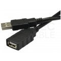 OUTLET DIGITUS Kabel przedłużacz aktywny USB 2.0 A (wtyk / gniazdo) czarny 10m ze wzmacniaczem