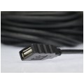 OUTLET DIGITUS Kabel przedłużacz aktywny USB 2.0 A (wtyk / gniazdo) czarny 10m ze wzmacniaczem