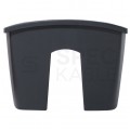 OUTLET Doniczka balkonowa Crown, donica antracytowa 12L na balustradę 278x393x201mm Prosperplast