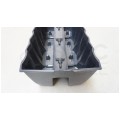 OUTLET Doniczka balkonowa Crown, donica antracytowa 18L na balustradę 278x580x201mm Prosperplast