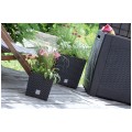 OUTLET Doniczka, donica antracytowa 262x262x266mm z wkładem Rato LOW Prosperplast