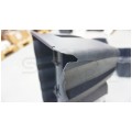 OUTLET Doniczka, donica antracytowa 278x580x201mm na balustradę Crown Prosperplast