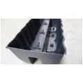 OUTLET Doniczka, donica antracytowa 278x580x201mm na balustradę Crown Prosperplast