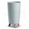 OUTLET Doniczka, donica jasny szary na nóżkach 239x445mm Gracia Tubus Slim Prosperplast