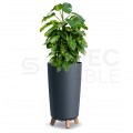 OUTLET Doniczka Gracia Tubus, donica antracytowa na nóżkach śred. 239mm x 445mm Prosperplast