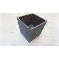OUTLET Doniczka Rato Low, donica antracytowa z wkładem 11L 262x262x266mm Prosperplast