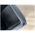 OUTLET Doniczka Rato Low, donica antracytowa z wkładem 21L 320x320x325mm Prosperplast