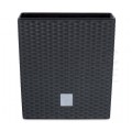 OUTLET Doniczka Rato Low, donica antracytowa z wkładem 37L 400x400x408mm Prosperplast