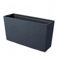 OUTLET Doniczka Urbi Case M, donica antracytowa z wkładem 27L 770x235x406mm Prosperplast