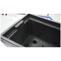 OUTLET Doniczka Urbi Case M, donica antracytowa z wkładem 27L 770x235x406mm Prosperplast