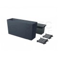 OUTLET Doniczka Urbi Case M, donica antracytowa z wkładem 27L 770x235x406mm Prosperplast