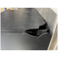 OUTLET Doniczka Urbi Case N, donica antracytowa z wkładem na nóżkach 27L 770x235x300mm Prosperplast